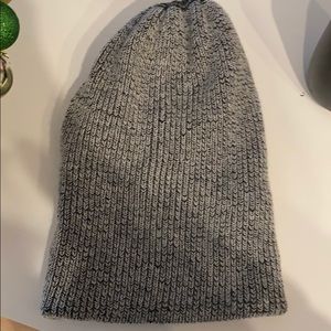 Wool grey slouchy beanie